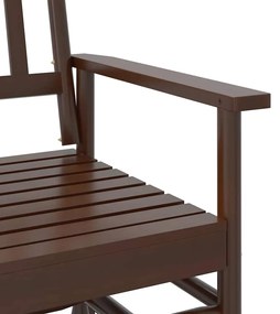 barna tömör nyárfa hintapad 118 x 70 x 104,5 cm