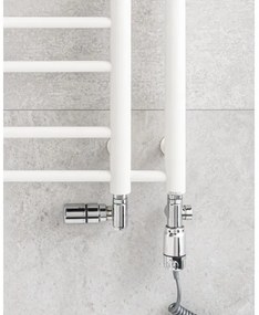 P.M.H. T2W-L - Fürdőszobai létrás törölközőszárító radiátor THEIA 352 W 154 cm balos/fehér