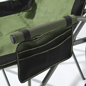 Leziter Comfort karfás horgász szék pohártartóval zöld