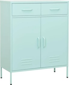 vidaXL mentazöld acél tárolószekrény 80 x 35 x 101,5 cm