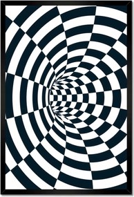 Poszterek keretben 40x60 Absztrakt fekete-fehér