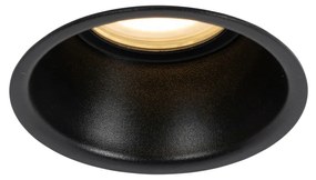 Okos süllyesztett spotlámpa fekete IP44, Wifi GU10 50mm-es - Dept