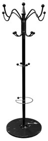 Casaria TENZY fogas márvány talapzattal, 37x173cm, fekete
