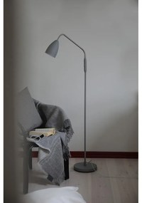 Szürke LED dimmelhető állólámpa fém búrával (magasság 140 cm) Patro – Markslöjd