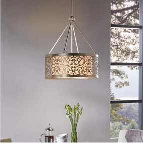 Feiss FE-ARABESQUE4 - Rúdon függő csillár ARABESQUE 4xE27/60W/230V arany