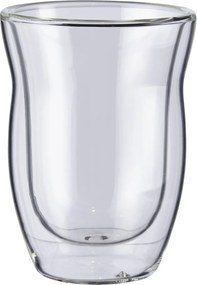 HOT & COLD duplafalú üvegpohár, 280 ml