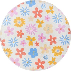 Mosható gyerek szőnyeg ø100 cm Joyfull Garden – Vitaus