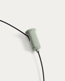 Világoszöld LED dimmelhető mennyezeti lámpa fém búrával ø 16 cm Porte – Kave Home