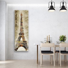 Gario Vászonkép Párizs és az Eiffel-torony Méret: 30 x 90 cm