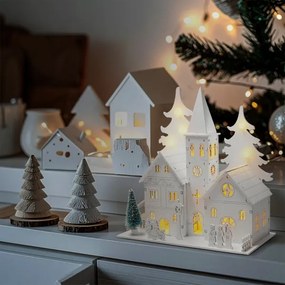 Brilagi - LED karácsonyi dísz LED/2xAA kis templom