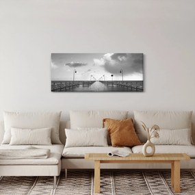 Kép - Sétány a parton (120x50 cm)