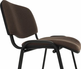 Irodai szék, barna, ISO NEW