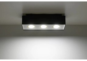 Hydra fekete mennyezeti lámpa - Sollux