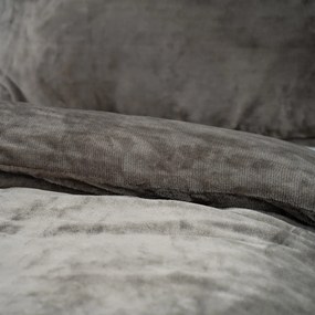 4Home mikroflanel ágyneműhuzat szürke, 140 x 200 cm, 70 x 90 cm, 140 x 200 cm, 70 x 90 cm