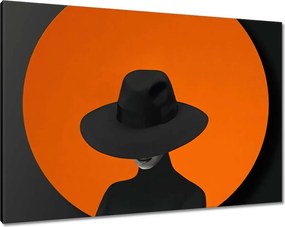 Vászonkép 100x70 Elegancia a kalapban
