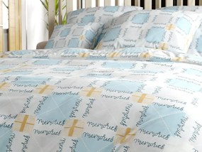 Mikroszálas ágynemű GALDAR kék Ágyneműhuzat mérete: 70 x 80 cm | 140 x 200 cm