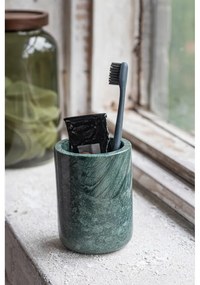 Sötétzöld márvány fogkefetartó pohár Marble – Mette Ditmer Denmark