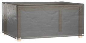 2 db téglalap alakú kerti bútorhuzat 8 fűzőlyukkal 160x120x75cm