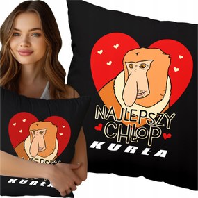 Párna Legjobb Paraszt Tyúk Orrszarvú Majom Ajándék Valentin Napra