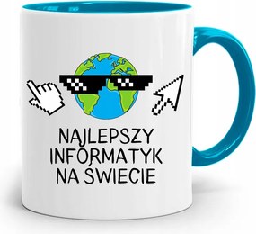 Kék Informatika Bögre A Világ Legjobbja fényképes nyomtatással