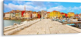 Kép - Poreč régi isztriai városa, Horvátország (120x50 cm)
