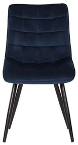 Kék Bársony Étkezőszék. CT-384 BLUE4