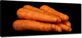 Vászonkép 100x40 Narancssárga sárgarépa