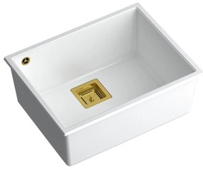 gránit mosogató DAVID 50 White