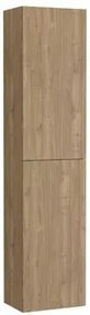 Roca Optica fürdőszobai szekrény magas 35x150x25 cm tölgy A857702517