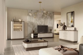 Vesper vitrin - kasmír / dió / arany fogantyúk