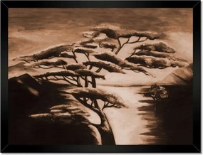 Poszterek keretben 40x30 Afrikai fa