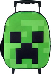 Minecraft Face gurulós ovis 3D hátizsák, táska 32 cm