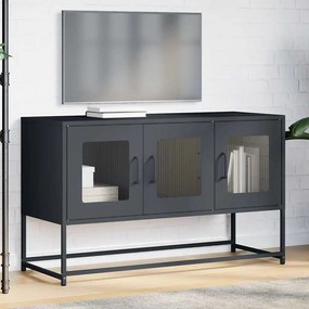 antracit hidegen hengerelt acél TV-szekrény 100,5x39x60,5 cm
