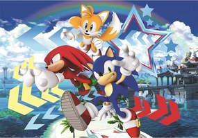 Sonic a sündisznó Star 104 db-os puzzle Clementoni