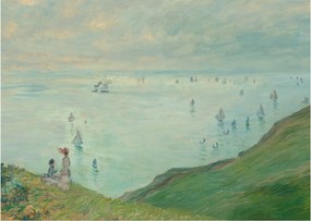 Kép - Henri Fantin-Latour, Cliffs at Pourville, reprodukciók (70x50 cm)