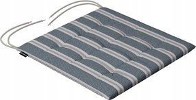 Károly székpárna 40x40 kék-bézs csíkos