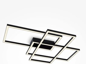 MAYTONI MOD016CL-L80BK Modern LED Mennyezeti Lámpa Fekete LED IP20