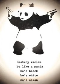 Banksy Destroy Racism poszter