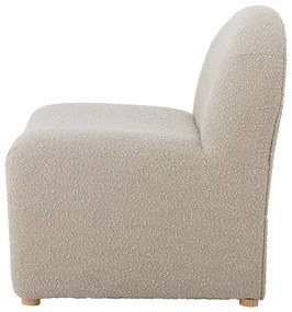 Krémszínű buklé fotel Neel – Bloomingville