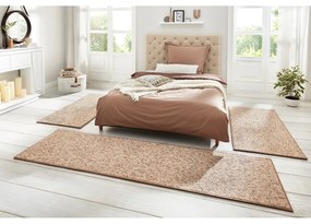 Világosbarna futószőnyeg 80x300 cm Wolly – BT Carpet