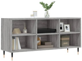 szürke sonoma színű szerelt fa TV-szekrény 103,5x30x50 cm