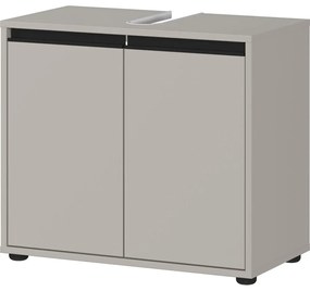Szürke mosdó alatti szekrény 63x55 cm Lemont – Germania