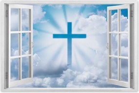 Poszterek 90x60 Kereszt Jézus Mennyország