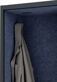 Sally 600mm korpus Antracytowy - siedzisko Granatowy