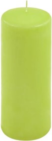 Gyertya készlet 20 cm Ø 7,5 cm 4 db világoszöld
