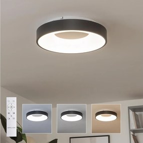 Brilagi - LED dimmelhető mennyezeti lámpa FALCON II LED/67W/230V átm. 40 cm fekete + távirányító