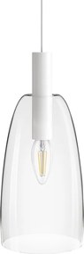 RENDL BELLINI L E14 závěsná bílá čiré sklo 230V LED E14 15W