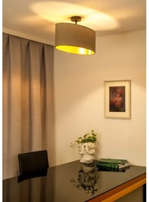 Duolla - Felületre szerelhető csillár OVAL VEGAN 1xE27/15W/230V bézs