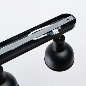 Sollux SL.1317 - Spotlámpa ELBA 2xE27/15W/230V fekete