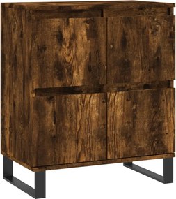 vidaXL füstös tölgy színű szerelt fa tálalószekrény 60 x 35 x 70 cm